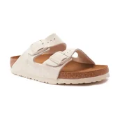 Klapki i japonki damskie - Birkenstock Skórzane klapki Arizona BS - miniaturka - grafika 1