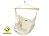Hamaki - Fotel hamakowy szeroki, KOALA, ecru, 130x127 cm - miniaturka - grafika 1