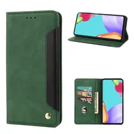 Etui i futerały do telefonów - Skórzane etui na telefon do Samsung Galaxy A53 5G Zielony - miniaturka - grafika 1