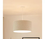 Lampy sufitowe - Brilagi - Żyrandol na lince BOUCLE ROLLER 1xE27/15W/230V śr. 45 cm kremowy - miniaturka - grafika 1