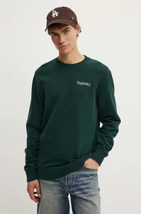 Superdry bluza bawełniana męska kolor zielony z nadrukiem M2013738A-27E - Bluzy męskie - miniaturka - grafika 1