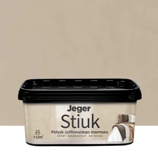 Powłoka dekoracyjna Jeger Stiuk 2 l Terra - Tynki - miniaturka - grafika 1