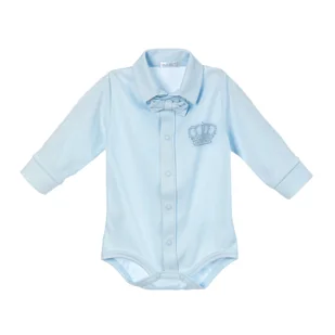 Body niemowlęce Henry, niebieskie 80 - Body dla niemowląt - miniaturka - grafika 1