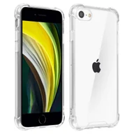 Etui i futerały do telefonów - Etui na iPhone 7/8 Ochrona żelem silikonowym Wzmocnione narożniki Przezroczyste - miniaturka - grafika 1