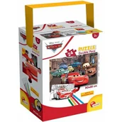 Puzzle - Lisciani Giochi 86139 Disney a Tub Mini 24-Cars-Auta puzzle dla dzieci, wielokolorowe 86139 - miniaturka - grafika 1