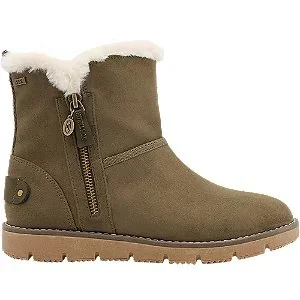 Tom Tailor Botki zimowe - Damskie - Kolor: Khaki - Rozmiar: 36 - Botki damskie - miniaturka - grafika 1
