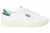 Sneakersy damskie - Buty Fila Lusso damskie skórzane sneakersy białe modne r. 40 - miniaturka - grafika 1
