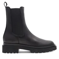 Botki damskie - Sztyblety Gino Rossi SUSAN-26034PE Czarny - miniaturka - grafika 1