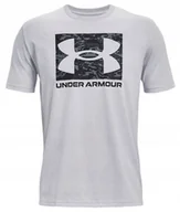 Koszulki męskie - Koszulka męska Under Armour ABC CAMO BOXED LOGO SS szara bawełniana M - miniaturka - grafika 1