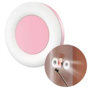 Wyposażenie ciemni fotograficznej - Lampa pierścieniowa Baseus Lovely Fill lampka LED do selfie ACBGD-04 - miniaturka - grafika 1