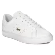 Trampki damskie - Trampki damskie Lacoste białe-41 - miniaturka - grafika 1