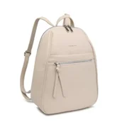 Plecaki - Beżowy Stylowy Miejski Plecak Damski LUIGISANTO Skóra Ekologiczna - miniaturka - grafika 1