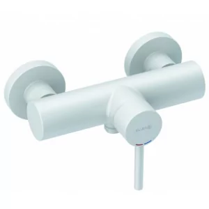 KLUDI 388315376 BOZZ jednouchwytowa bateria natryskowa; biały mat - Baterie wannowe i prysznicowe - miniaturka - grafika 1