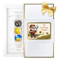 Bombonierki i czekoladki - Bombonierka - BOŻE NARODZENIE – Zestaw 3 Pralin - miniaturka - grafika 1