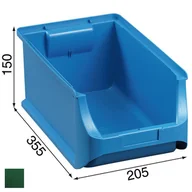 Skrzynki i torby narzędziowe - Allit pojemnik ProfiPlus nr 4, zielony 204x350x150mm (456215) - miniaturka - grafika 1