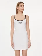 Sukienki - Guess Sukienka codzienna E4GK00 KBP41 Biały Slim Fit - miniaturka - grafika 1