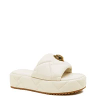 Klapki i japonki damskie - Kurt Geiger Skórzane klapki KENSINGTON PUFF - miniaturka - grafika 1