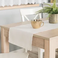 Obrusy i serwetki - HARPER Bieżnik wodoodporny, obszyty listwą 2 cm, 40x140cm, kolor 003 złoty z lurexem 004767/KSP/L03/040140/1 - miniaturka - grafika 1