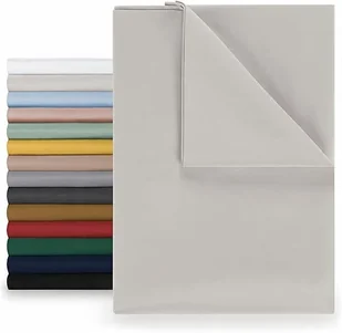 Prześcieradło tradycyjne Blumtal mikrofibra 180 x 275 cm SZARE - Prześcieradła - miniaturka - grafika 1