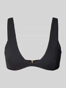 Top bikini z fakturowanym wzorem - Stroje kąpielowe - miniaturka - grafika 1