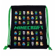 Worki na buty - Astra Worek Szkolny Na Obuwie Na Buty Trening WF Basen Sportowy Gimnastyczny Do Szkoły Minecraft - miniaturka - grafika 1