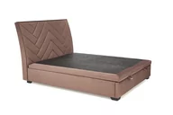 Łóżka - Łóżko kontynentalne 160 - beżowy - miniaturka - grafika 1