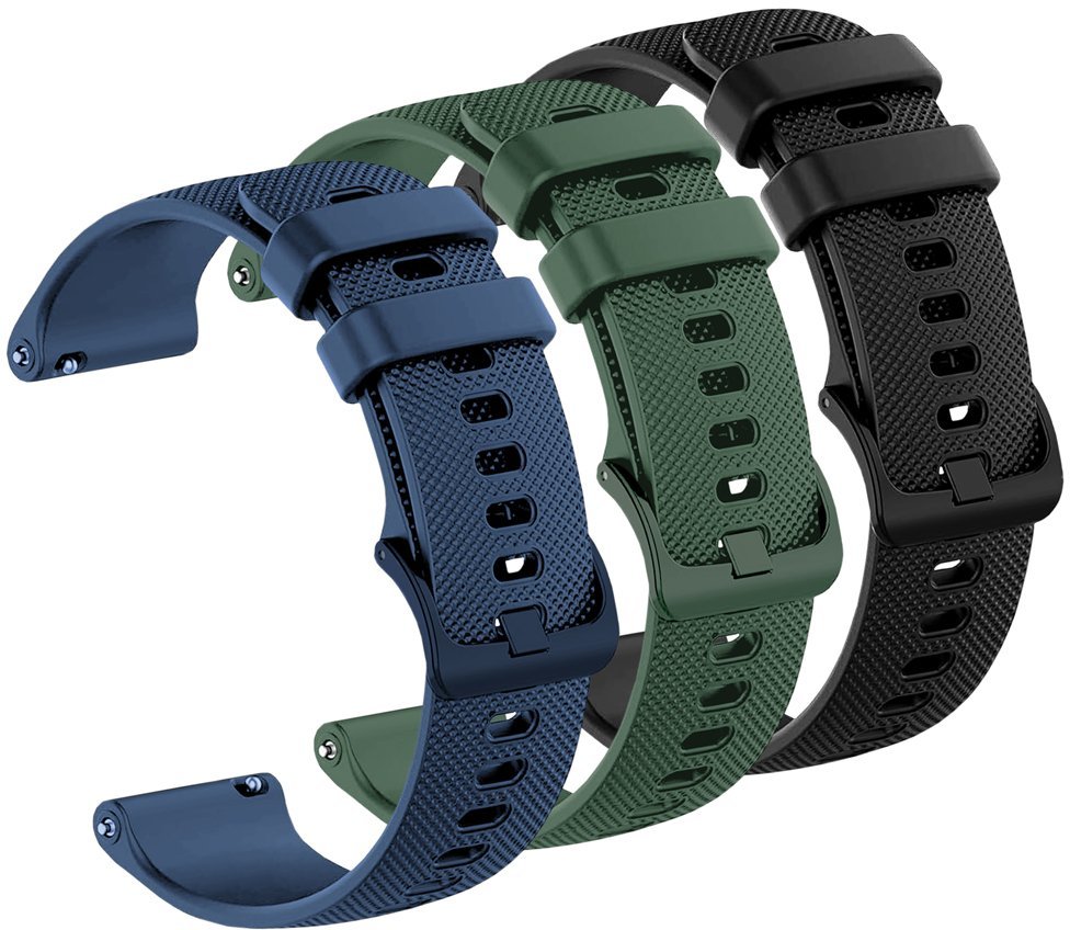 ChronSmarta Zestaw: 3x pasek ChronSmart do smartwatch'a Amazfit GTS 2 2e 3 4 Mini BIP U Pro Lite Gtr 42 mm
