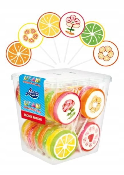 Liwocz Lizaki Deseniowe 1,3 kg 50 szt x 25 g