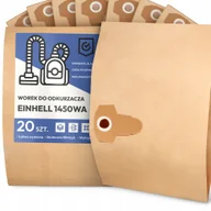 Worki do odkurzaczy - 20x Worek do Odkurzacza Einhell 1450WA Papierowy 2-Warstwy Torba Worki 2A - miniaturka - grafika 1