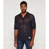 Koszule męskie - Hugo Blue Polo Strallo | Loose fit - miniaturka - grafika 1