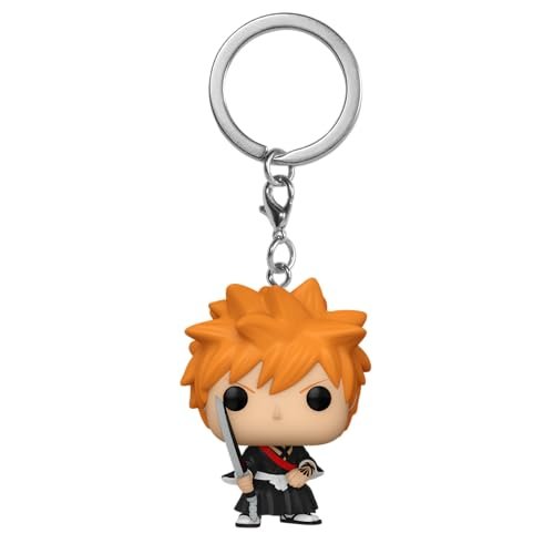 Funko POP! Keychain: BLEACH - Ichigo Kurosaki - Bleach Novelty Keyring - kolekcjonerska mini figurka - wypełniacz do pończoch - pomysł na prezent - oficjalny towar - fani anime - dekoracja plecaka