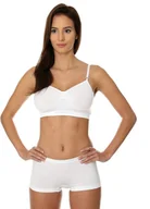Bielizna sportowa damska - Brubeck Biustonosz Comfort Cotton biały r. 70B BR00012A - miniaturka - grafika 1