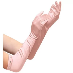 Rękawiczki długie, satynowe - Dodatki do strojów karnawałowych - miniaturka - grafika 1