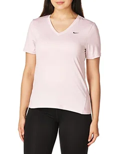Nike koszulka damska W Nk Top Ss Vcty Essential różowy Barely Rose/Black M - Koszulki i topy damskie - miniaturka - grafika 1