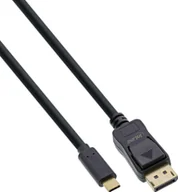 Kable komputerowe i do monitorów - Kabel InLine InLine® USB Display Cable, USB Type-C male to DisplayPort male DP Alt Mode, 4K2K, black, 7.5m - miniaturka - grafika 1
