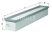 Filtry powietrza - Filtr powietrza Mahle LX 939 - miniaturka - grafika 1