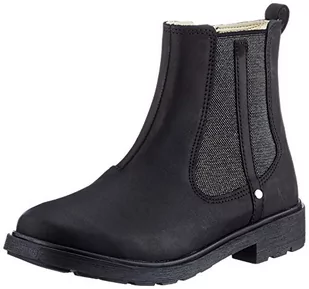 Clarks dziewczęce kozaki Astrol Orin K Chelsea, czarny - czarna skóra - 32.5 EU - Kozaki damskie - miniaturka - grafika 1