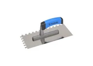 Narzędzia murarskie - KUBALA Paca nierdzewna 130x270mm ząb 6x6mm, uchwyt dwuskł. G-1  0202 KUBALA KU0202 - miniaturka - grafika 1