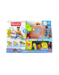 Fisher-Price Little People Edukacyjna myjnia samochodowa HRC53 MATTEL - Zabawki interaktywne dla dzieci - miniaturka - grafika 1