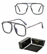 Okulary korekcyjne, oprawki, szkła - Okulary Zerówki do KOMPUTERA Filtr Blue Light - miniaturka - grafika 1