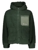 Kurtki damskie - Champion Kurtka polarowa w kolorze ciemnozielonym - miniaturka - grafika 1