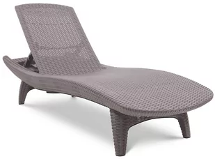 KETER Leżak basenowy Pacific, cappuccino, 75x197x41 cm - Leżaki ogrodowe - miniaturka - grafika 1