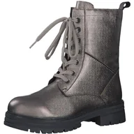 Kozaki damskie - MARCO TOZZI Buty damskie Bootie Laced 2-25286-43 półdługie kozaki, Pewter, 41 EU - miniaturka - grafika 1