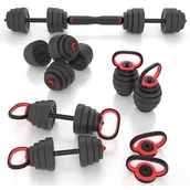 Hantle i ciężarki - HMS Zestaw obciążeń HMS SGX130 6w1 31.5 kg) - miniaturka - grafika 1