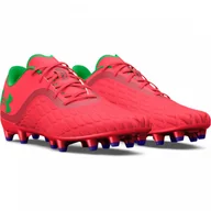 Piłka nożna - Damskie buty piłkarskie korki lanki Under Armour UA W Clone Mag Pro 3.0 FG - łososiowe - miniaturka - grafika 1