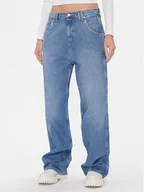 Spodnie damskie - Tommy Jeans Jeansy Daisy DW0DW17288 Niebieski Baggy Fit - miniaturka - grafika 1