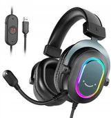 Słuchawki - Fifine Słuchawki gamingowe H6 czarne - miniaturka - grafika 1