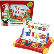 Zabawki interaktywne dla dzieci - Króliczek Bing Tablica magnetyczna z cyframi i literami + pisak - miniaturka - grafika 1