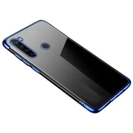 Etui i futerały do telefonów - Braders Żelowy pokrowiec etui z metaliczną ramką do Motorola Moto G8 Plus niebieski - miniaturka - grafika 1