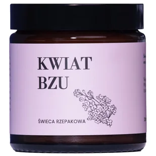 Mglife Świeca rzepakowa Kwiat Bzu 120ml - Świece - miniaturka - grafika 1
